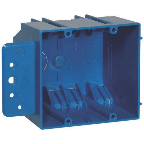 electric box plastic 2gang|2 gang pvc outlet box.